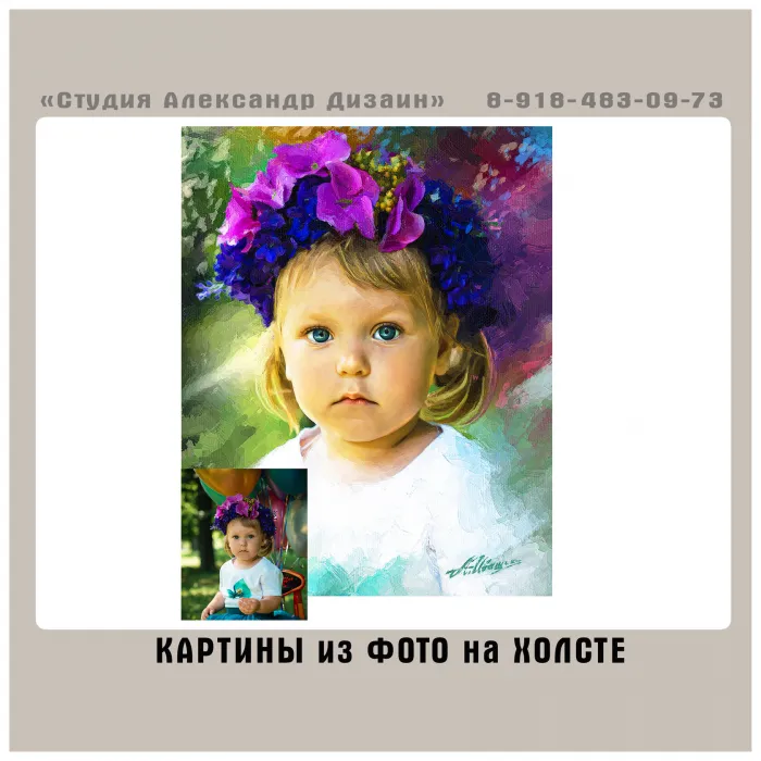 Картины из фото